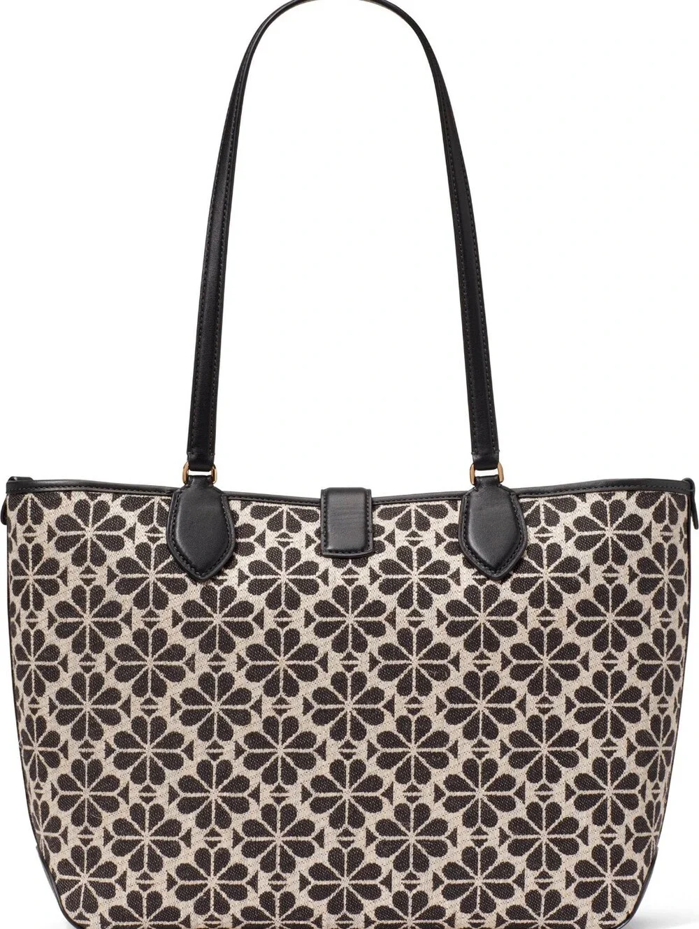 Kate Spade New York Spade Flower Jacquard Tote-Sand Multi  NWT Authentic